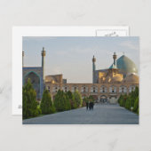 ポストカード - イマーム(シャー)モスク, エスファハーン, イラン (正面/裏面)