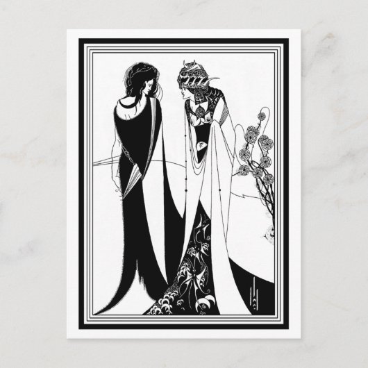ポストカード：イラストレーションbyオーブリー・ベアズリー ポストカード (正面)