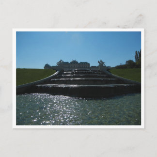 ポストカード - ウィーン上ベルヴェデーレと噴水