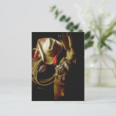 ポストカード ウエスタン カウボーイ カウガール どんなシーンにも使えるPC (スタンド正面)