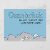 ポストカード ウサギとデューテ (正面)