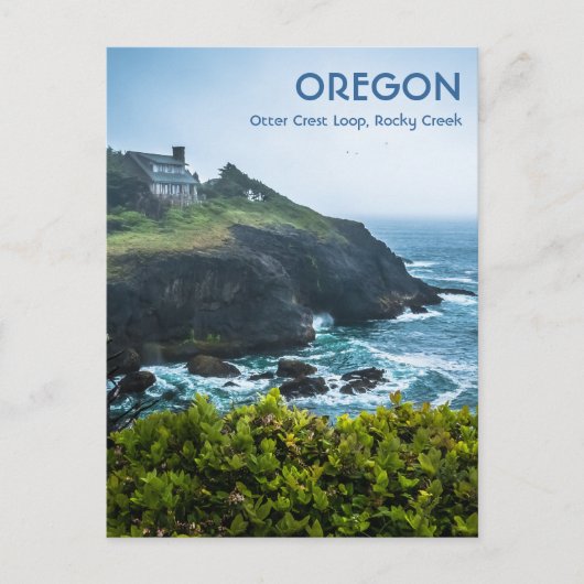 ポストカード: オッター・クレストの家（縦） ポストカード (正面)