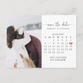 ポストカード |カレンダー日付の保存 (正面)