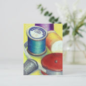 ポストカード – キルター下水道の糸のスプール (スタンド正面)