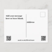 ポストカード – キングアーサービーチUKコーンウォール (裏面)