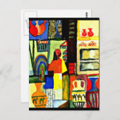 ポストカード クラシック/ヴィンテージ アート - アウグスト マッケ 1 (正面/裏面)