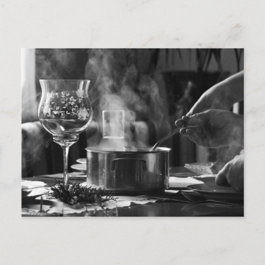 ポストカード「クリスマスのスープ」 シーズンポストカード (正面)