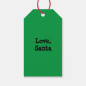 ポストカード – クリスマスまで日数をカウント ギフトタグ (裏面)