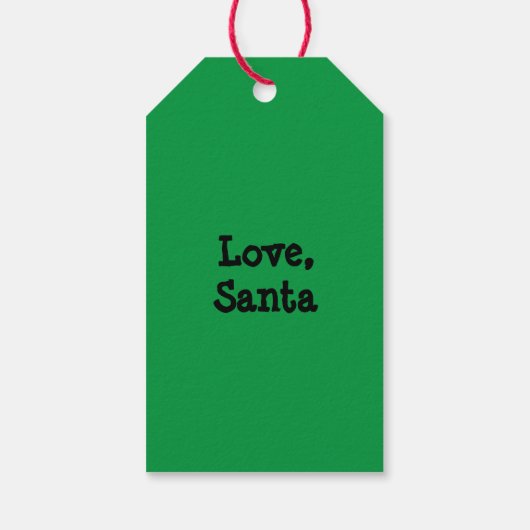 ポストカード – クリスマスまで日数をカウント ギフトタグ (裏面)