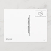 ポストカード – クリスマスツリー (裏面)