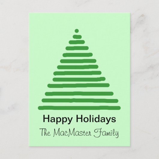ポストカード – クリスマスツリー (正面)