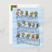 ポストカード「クリスマスノート」 シーズンポストカード (正面/裏面)