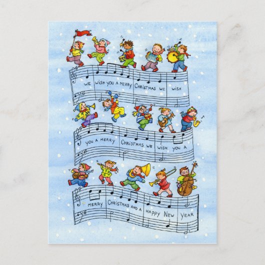 ポストカード「クリスマスノート」 シーズンポストカード (正面)