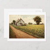 ポストカード – コーンフィールドファームハウス (正面/裏面)