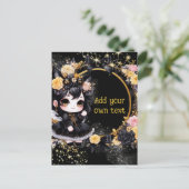 ポストカード |ゴシック女子かわいいチビ（小さくかわいく書いた感じ）かわいいカスタム (スタンド正面)