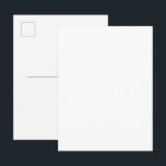 ポストカード、サイズ:標準はがき、紙:マット、 ポストカード<br><div class="desc">写真と文字で簡単に更新できる独自の白のパーソナライズ可能なミニマルスタイルを作成する。こもしの製品の救済パーソナライズが必要な場合は、下のメッセージボタンを使って下さい。</div>