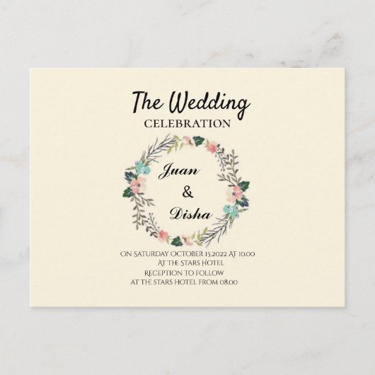 ポストカード、サイズ：標準はがき、紙：マット、 ポストカード (正面)