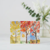 ポストカード、サイズ：標準はがき、紙：マット、 ポストカード (スタンド正面)