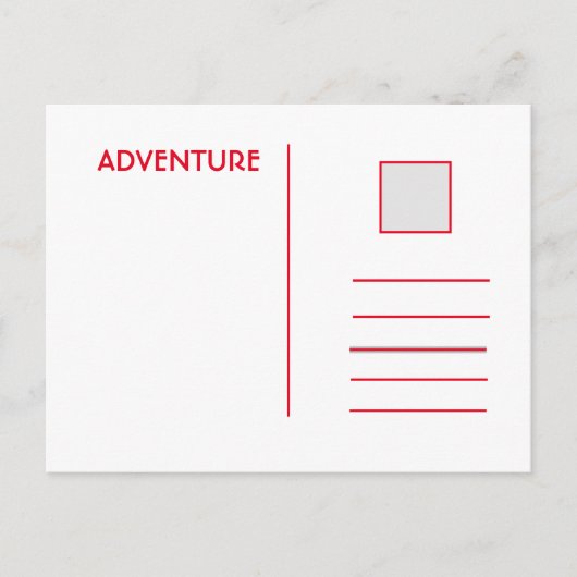 ポストカード、サイズ：標準はがき、紙：マット、  ポストカード (正面)