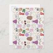 ポストカード、サイズ:標準はがき、紙: Semi-Gl ポストカード (正面/裏面)