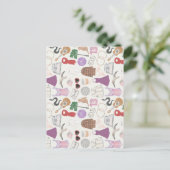 ポストカード、サイズ:標準はがき、紙: Semi-Gl ポストカード (スタンド正面)