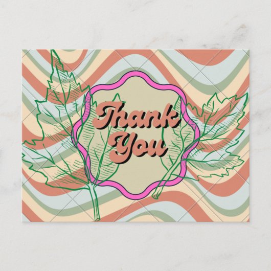 ポストカード, サイズ: 標準ポストカード, ありがとうございます ポストカード (正面)