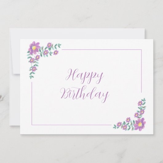 ポストカード（サイズ：5"×7"、マット紙、封筒付）、 招待状 (正面)