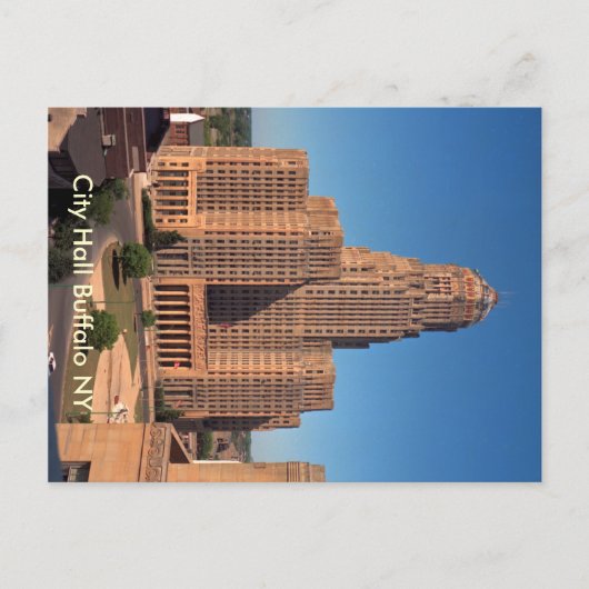 ポストカード – シティホールバッファローNY (正面)