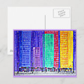 ポストカード – シティ・イン・ザ・レイン (正面/裏面)