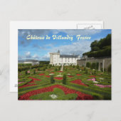 ポストカード – シャトードゥヴィランドリーフランス (正面/裏面)