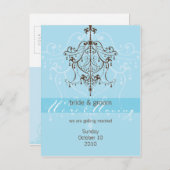 ポストカード::シャンデリアを移動する 案内ポストカード (正面/裏面)