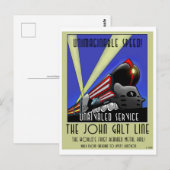 ポストカード - ジョン・ガルト・ライン (正面/裏面)