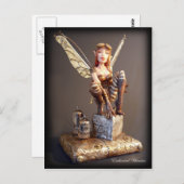 ポストカード "スチームパンクの妖精" (正面/裏面)