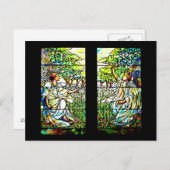 ポストカード-ステンドグラス-ルイ・ティファニー 13 ポストカード (正面/裏面)