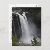 ポストカード：スノクアルミー秋、WA ポストカード (正面/裏面)