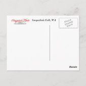 ポストカード：スノクアルミー秋、WA ポストカード (裏面)