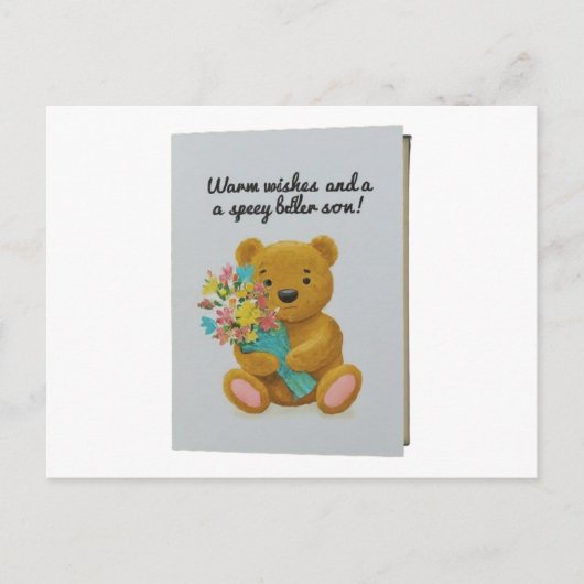 ポストカード「スピーディな回復を祈る」 ポストカード (正面)