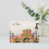 ポストカード、セントクリストファー ポストカード (スタンド正面)