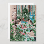 ポストカード　チチドリのおしゃべり シーズンカード (正面/裏面)