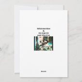 ポストカード　チチドリのおしゃべり シーズンカード (裏面)