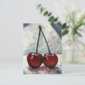 ポストカード – ツインさくらんぼ (スタンド正面)