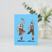 ポストカード ツー ダンシング レザーパンツ ババリア人 (スタンド正面)