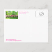 ポストカード「トレド植物園の春」 ポストカード (裏面)