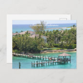 ポストカード、ナッソー バハマ、写真撮影 ポストカード (正面/裏面)