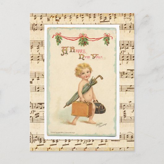 ポストカード　ハッピー・ニュー・イヤー シーズンポストカード (正面)