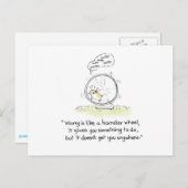 ポストカード「ハムスターホイール」 ポストカード (正面/裏面)