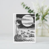 ポストカード：ハロウィーンのフィールド ポストカード (スタンド正面)