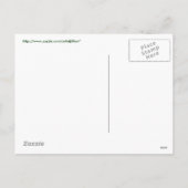 ポストカード – バレンタイン女性のカーボーイ馬なげなわハート (裏面)