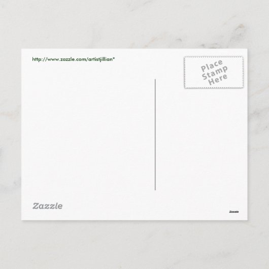 ポストカード – バレンタイン女性のカーボーイ馬なげなわハート (裏面)