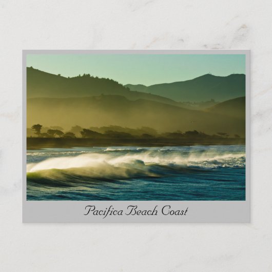 ポストカード パシフィカ カリフォルニア 夏季 日の入り (正面)